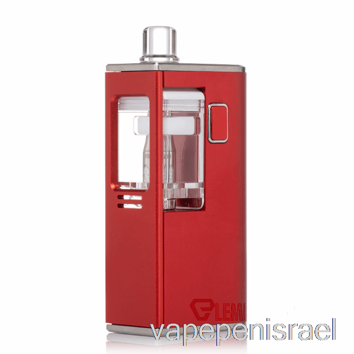 חד פעמי Vape Israel Veepon Tita X Aio 60w 21700 Boro Kit סגסוגת אדום